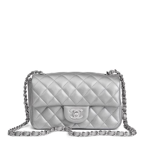 silver hardware chanel bag|chanel pleated bag.